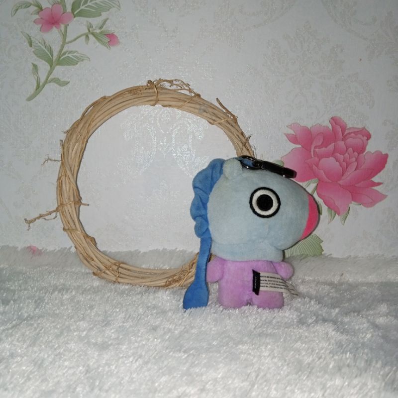 (Mohon Baca Deskripsi) Preloved Boneka BTS BT21 Bagcharm Mang Keyring Doll