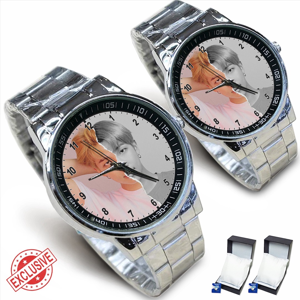 Jam Tangan Rantai Couple K-POP BTS RAPMONSTER (Keren)