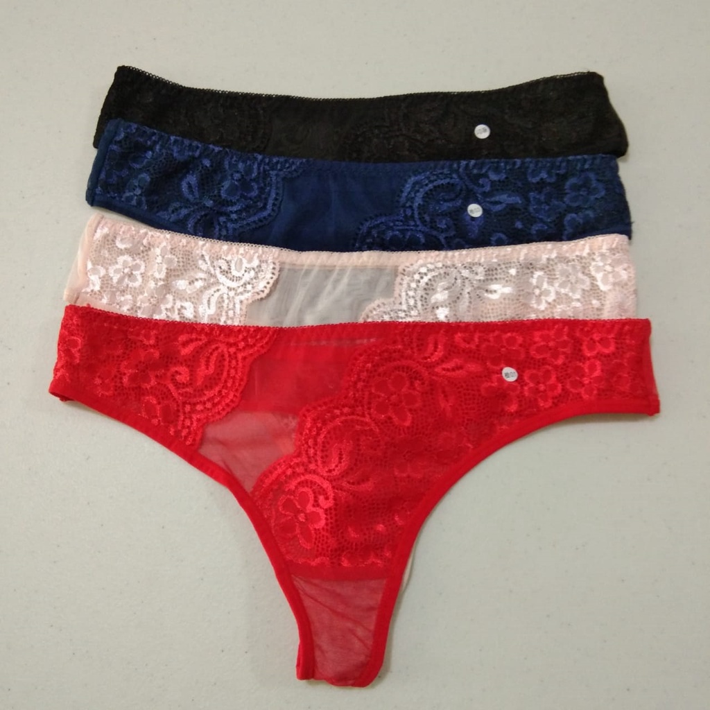 vz lingerie - GSTRING 1 / CELANA DALAM WANITA SEXY RENDA JUMBO 3 PCS
