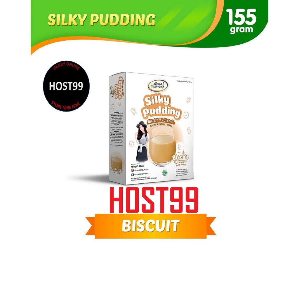 

1DUS KHUSUS GOJEK GRAB SILKY PUDDING BISCUIT TEKSTUR LEMBUT SUTRA