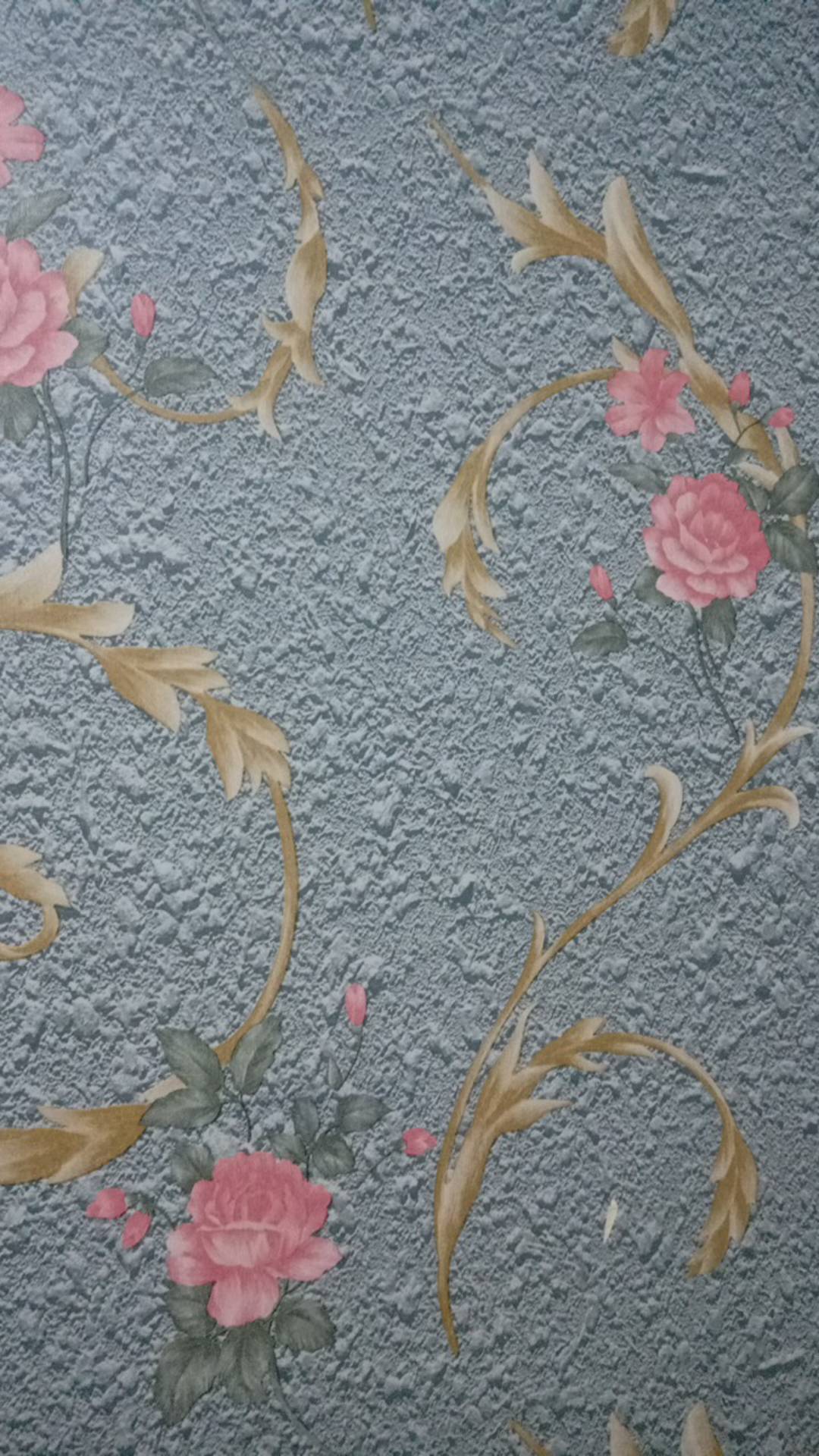 Wallpaper Sticker Dinding-bunga Tosca