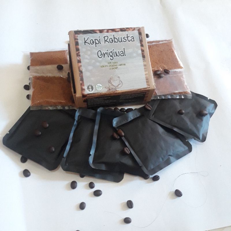 

Kopi Sachet Bubuk Hitam Robusta