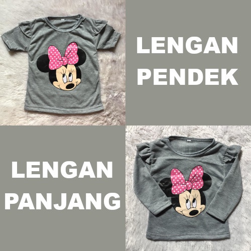 VISION ONLINE- KAOS MINNIE/ KAOS ANAK PEREMPUAN 1 TAHUN MURAH KEKINIAN/COD/GRATIS ONGKIR/KOREA