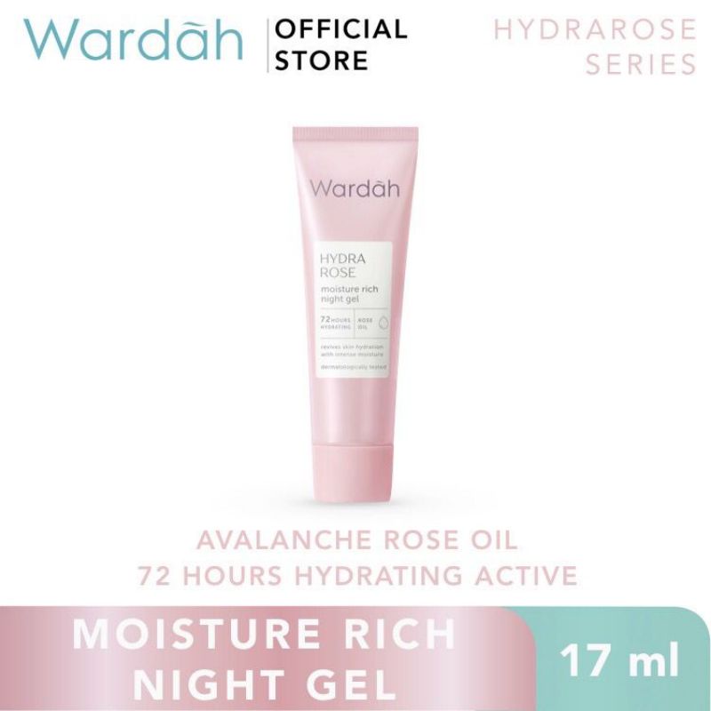 Wardah Hydra Rose Moisture Rich Night Gel