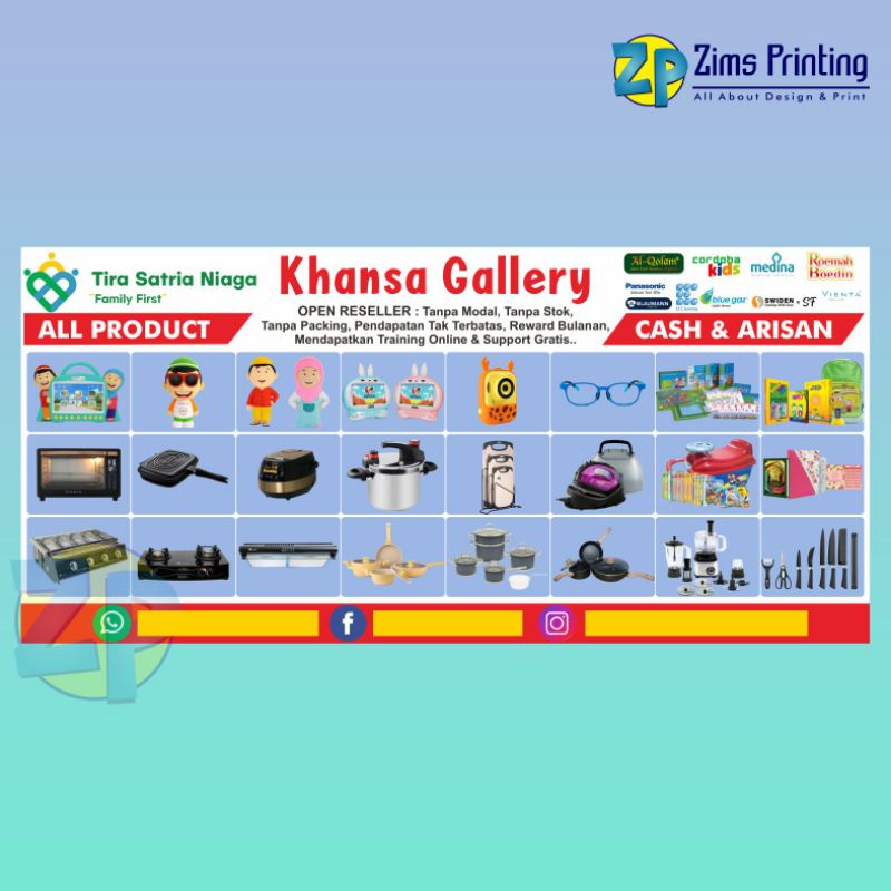 Spanduk Banner PT Tira Satria Niaga