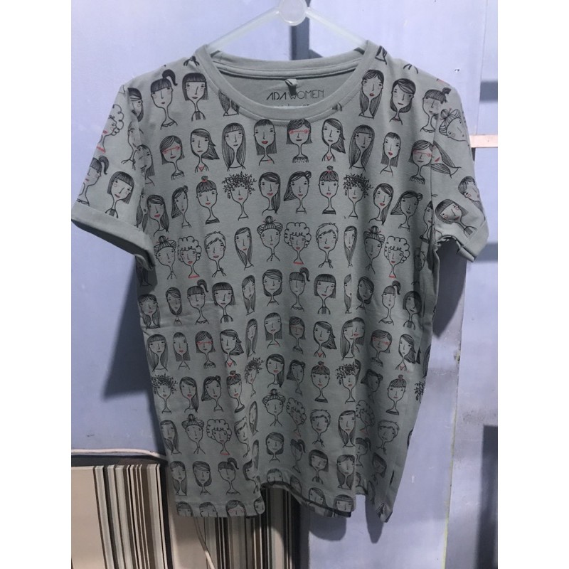preloved/bekas pakai sendiri kaos wanita merek ada woman size m