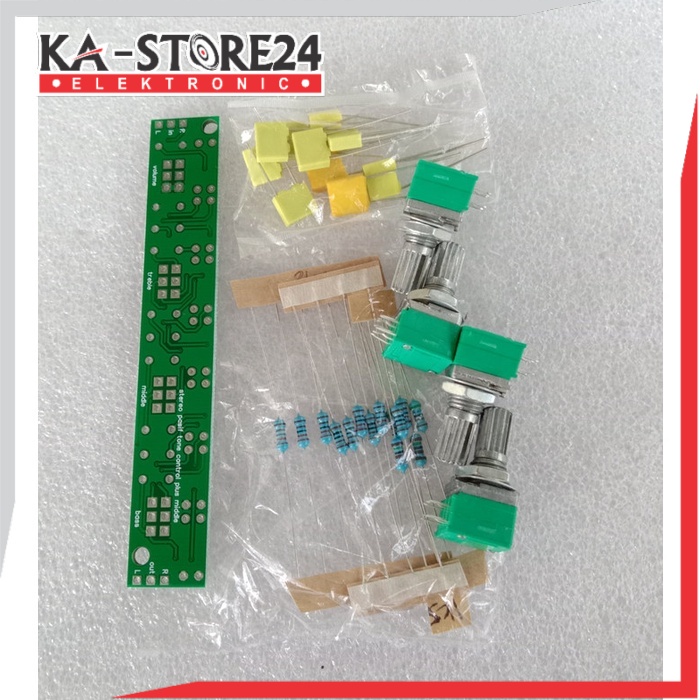 DIY Stereo Pasif Tone control Plus Middle