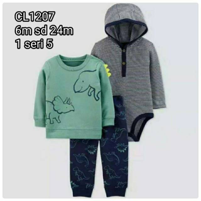 Original Setelan 3in1 Jumper Sweater Impor Bahan Katun Premium