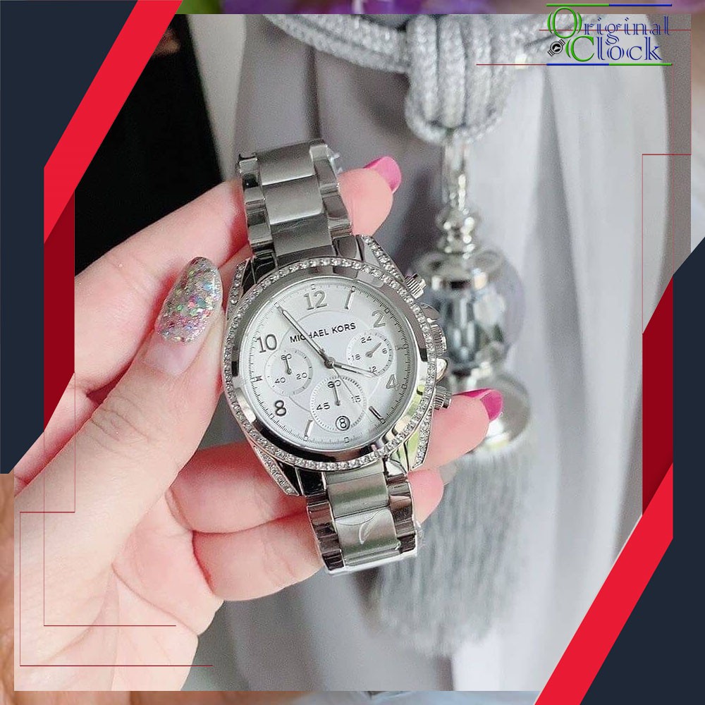 [ ORIGINAL ] M1CHA3L K0RS JAM ANALOG MK 5165 - MK5165 STAINLESS STEEL SIZE 39MM