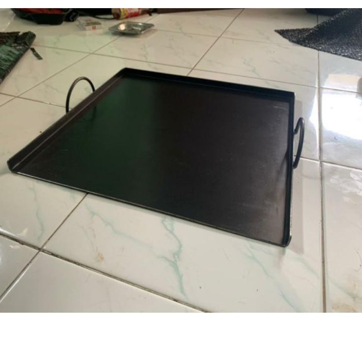 Penawaran Terbaik #2.2  WAJAN ROTI BAKAR 2MM / WAJAN KEBAB / WAJAN BURGER / ROTI JOHN / WAJAN SOSIS