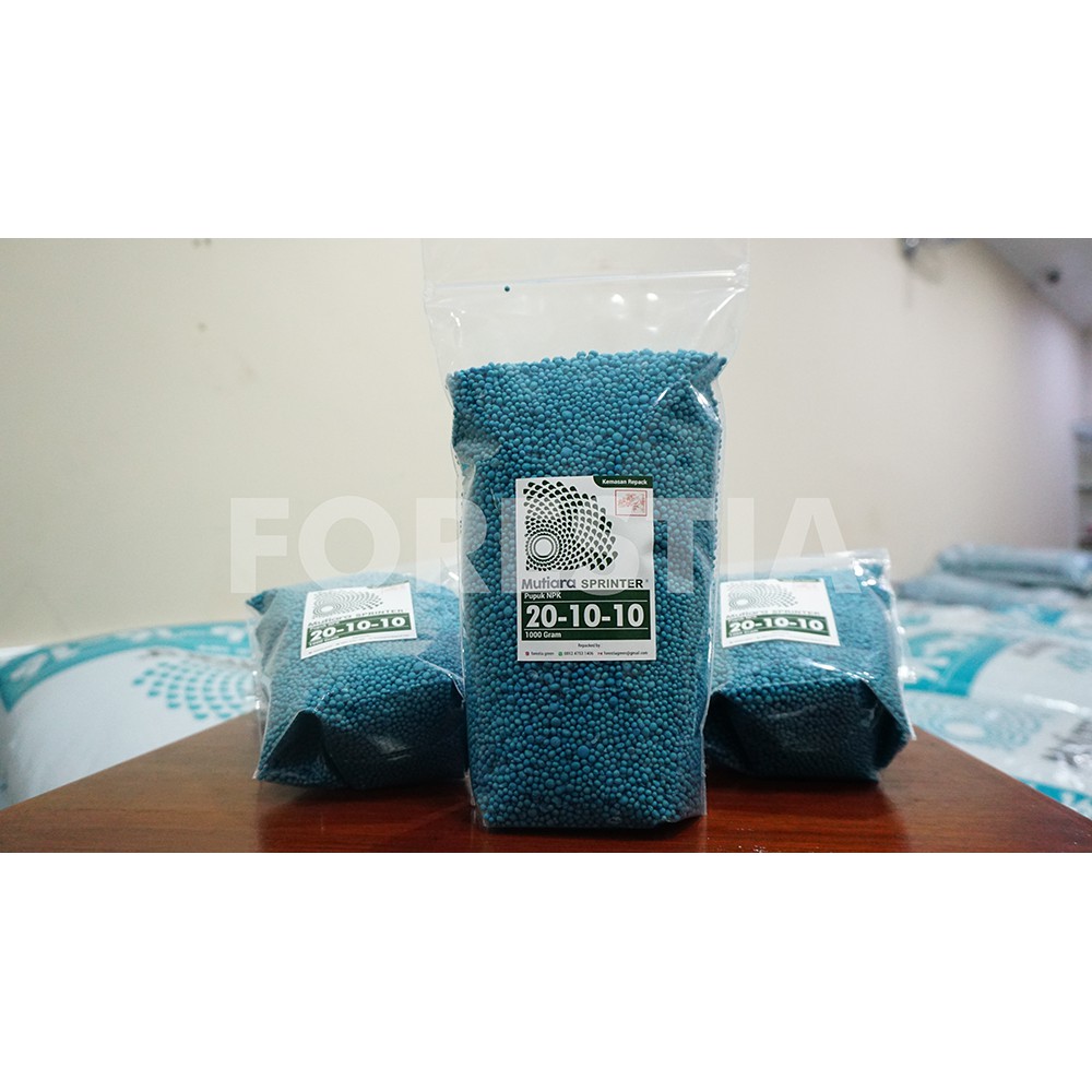 Pupuk NPK mutiara sprinter 201010 repack 1kg
