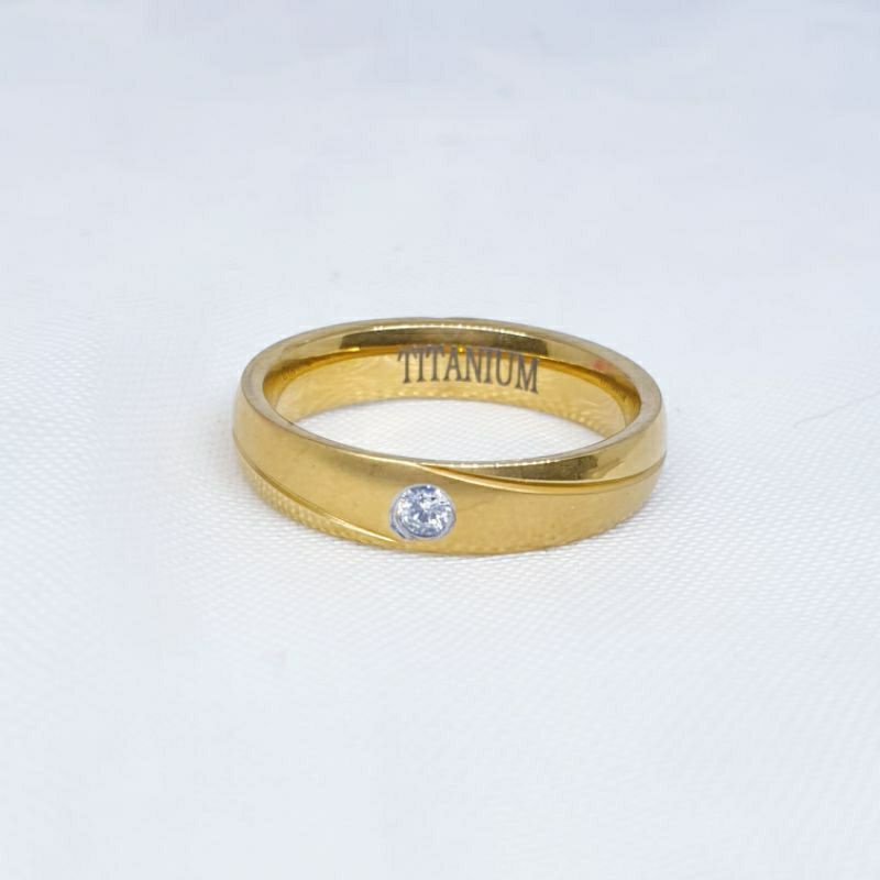 cincin tunangan cincin lamaran cincin couple titanium kualitas premium