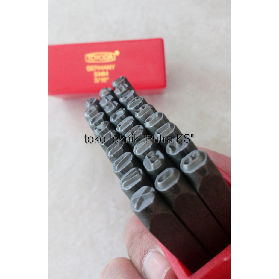 Alat Ketok Huruf / Alat Untu Memperbaiki Nomor Mesin Ukuran 5mm