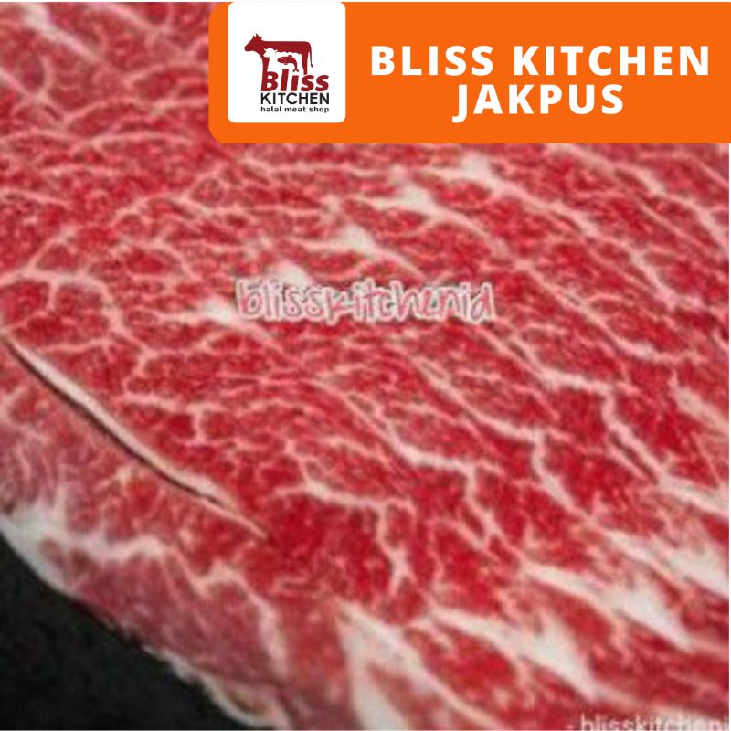 

AUS Boneless Wagyu Chuck Ribs Galbi / Karubi Thin Sliced 2mm @250g