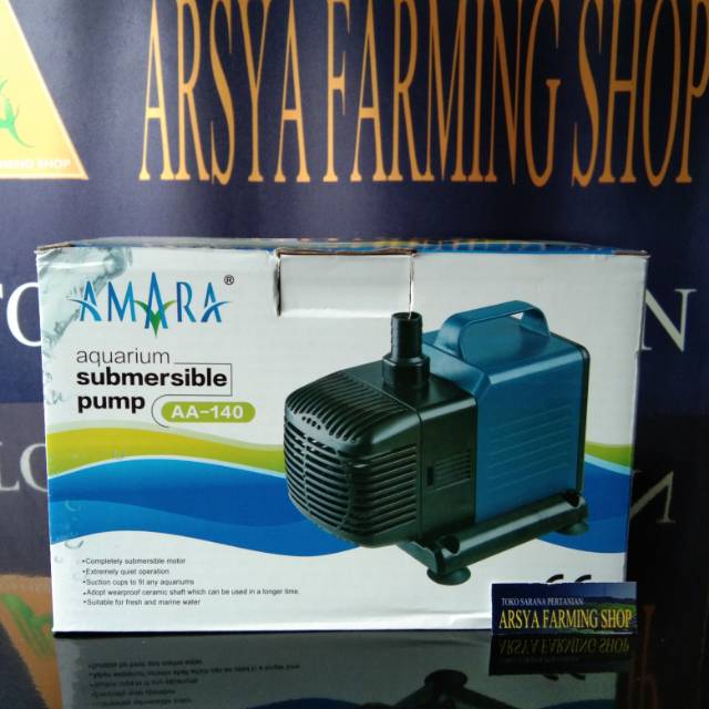 Amara AA-140 Pompa Air Submersible 40 Watt H.Max 2M / Pompa Kolam / Aquarium