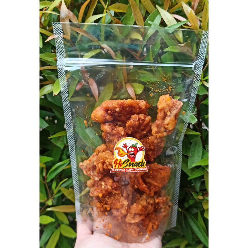 

KULIT AYAM PEDAS CIKRUH DAUN JERUK MURAH 100gr