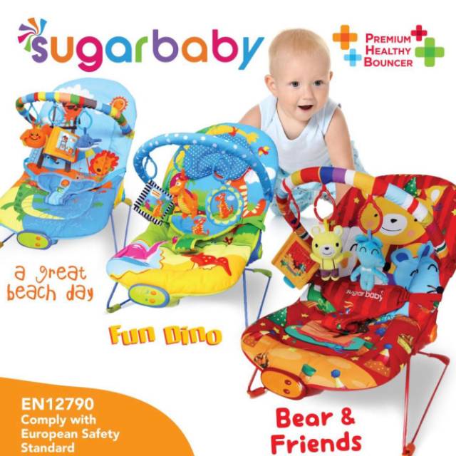 Sugar Baby Bouncer 3 Recline / Kursi Bayi