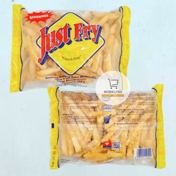 

Just Fry French Fries Seasoned / Kentang Goreng Berbumbu 450Gr