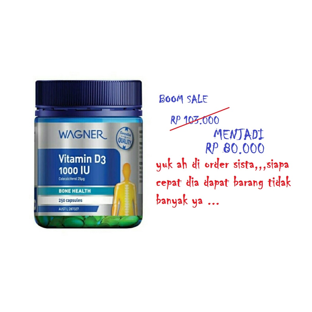 Wagner Vitamin D3 1000iu 250 capsule