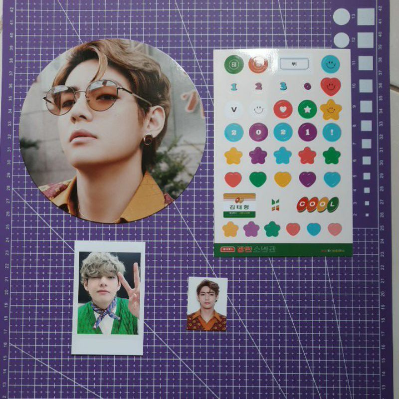 PC Phorocard Polaroid Taehyung Set BTS Seasons Greeting 21 SG21 SG22