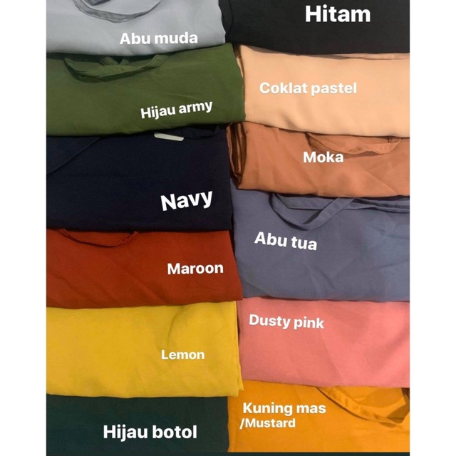 BERGO TALI WOLFIS XL/HIJAB INSTAN/BERGO INSTAN