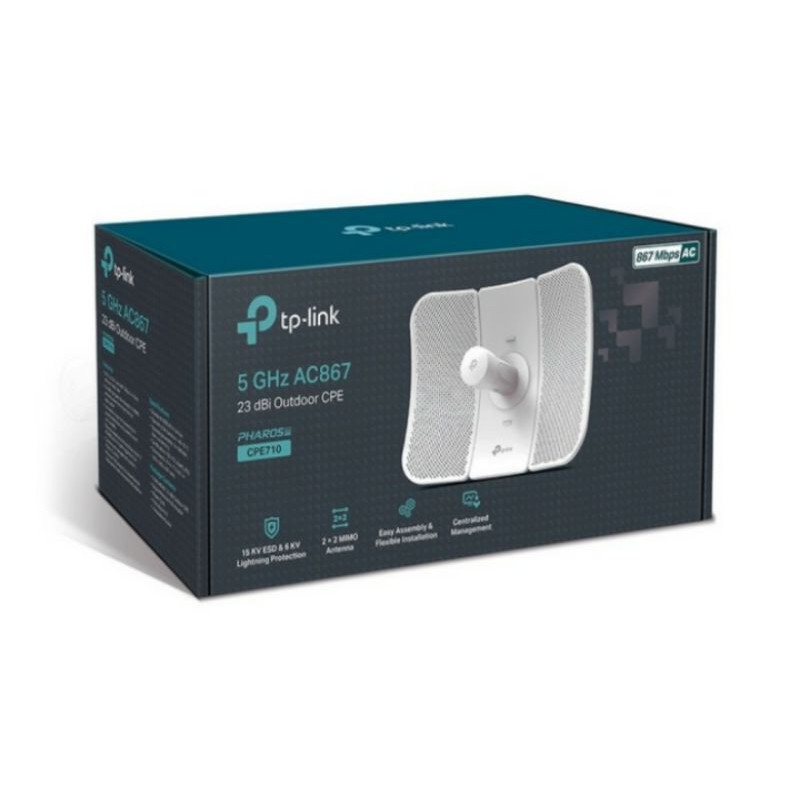 TP-LINK CPE710 5GHz AC 867Mbps 23dBi Outdoor CPE