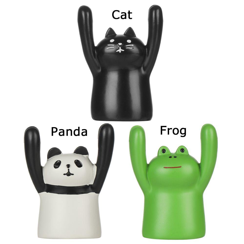 [POPULAR] Desktop Decoration Cartoon Photo Stand Office School Supplies Memo Clip Animal Card Holder Fashion Accessories Cute Frog Cat Table Numbers Holder Panda Note Holder