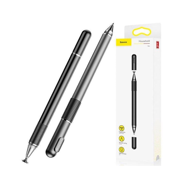 Baseus Sylus pan Universal Bisa semua Headphone dan Tablet Household Pen Stylus 2in1 Original