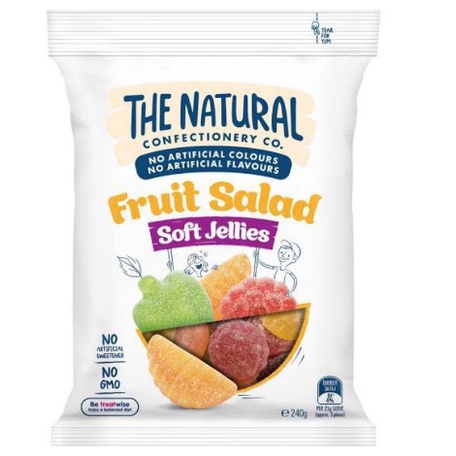 

THE NATURAL Confectionery Fruit Salad Soft Jellies 240gr/Permen Yupi/Import