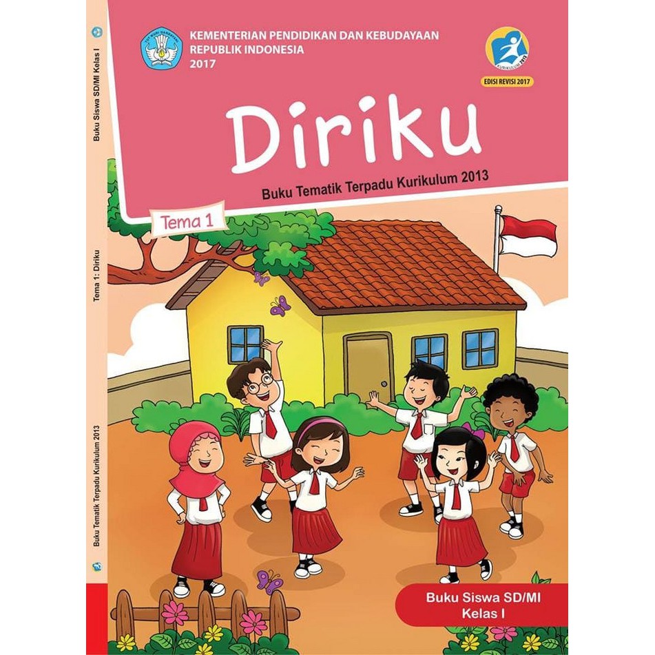 Buku Paket tematik kelas 1 tema 1 DIRIKU