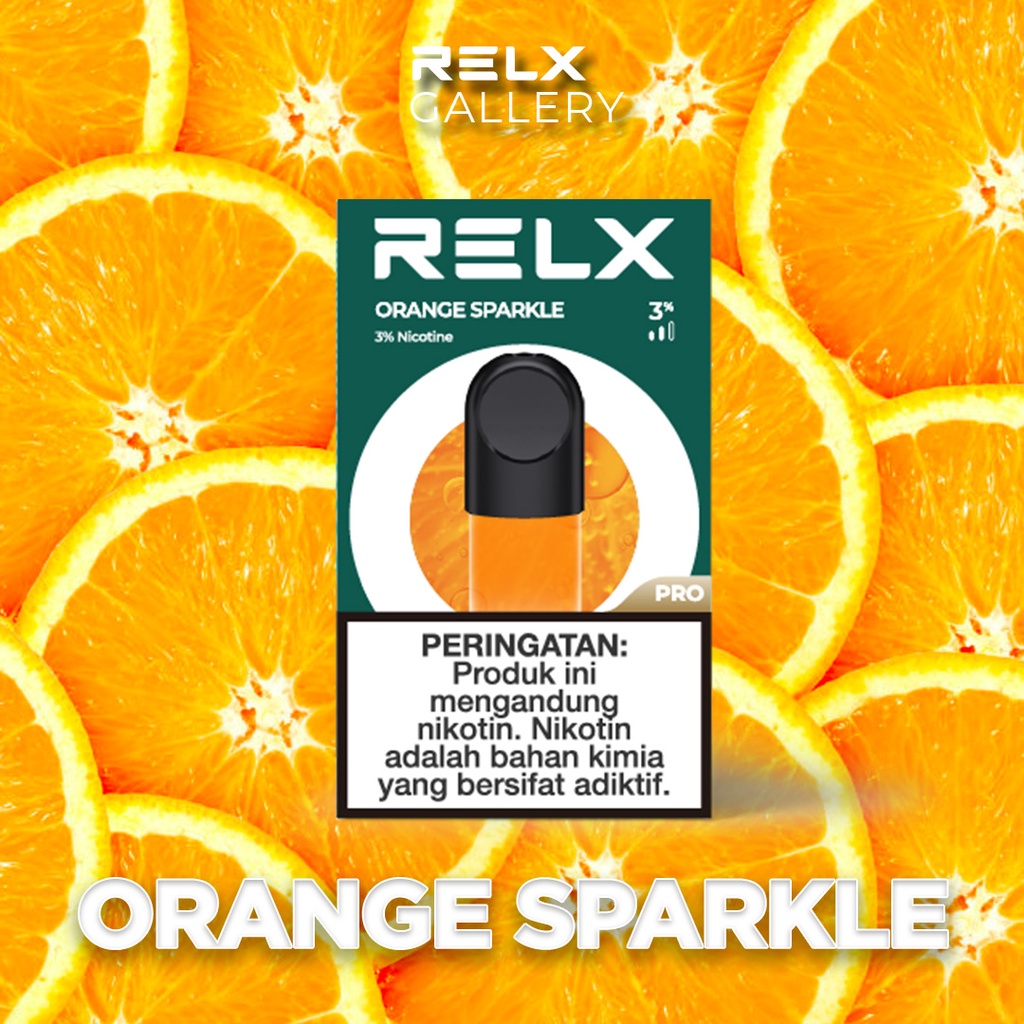 RELX Infinity Essential Pod Pro - Orange Sparkle / Fanta Orange