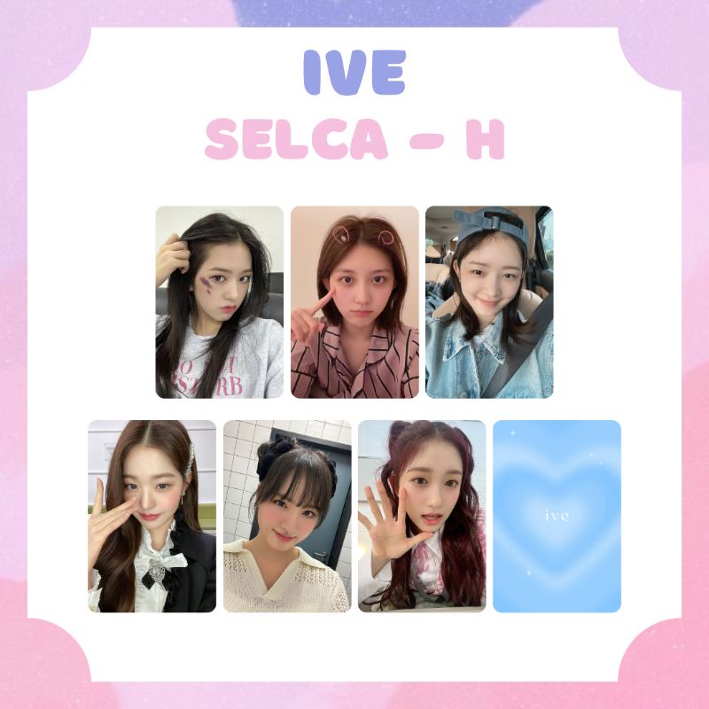 [IVE] PHOTOCARD SELCA IVE YUJIN GAEUL REI WONYOUNG LIZ LEESEO ‼️ BACA DESKRIPSI ‼️