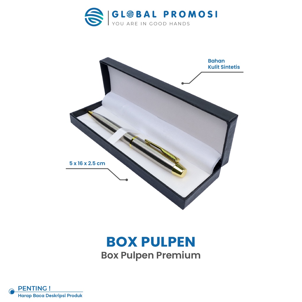 Box Kotak Pulpen (Tanpa Pulpen) Polos-untuk Pulpen Besi Promosi