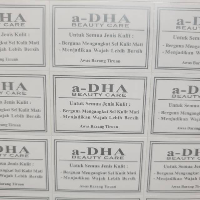 

Stiker sabun adha isi 27 pcs