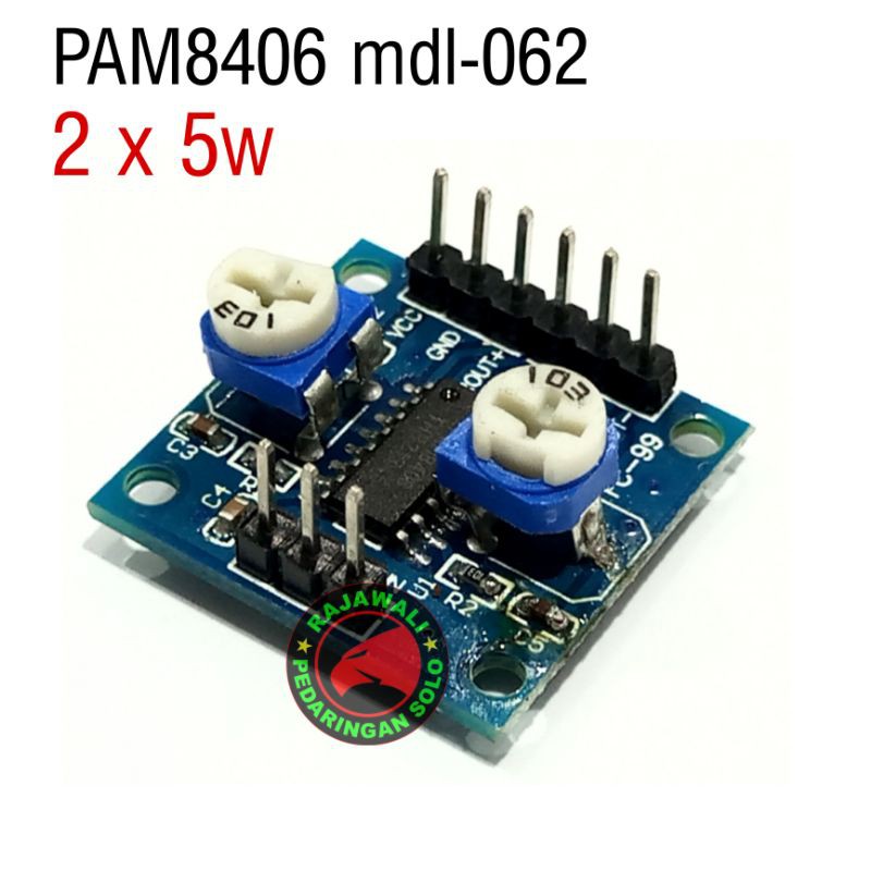 MINI AMPLIFIER PAM8406 MDL-062 MODUL AMPLI