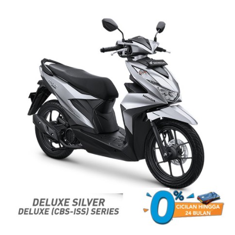 HONDA BEAT DELUXE CBS ISS 2020 READY STOCK CICILAN 0% CC SEPEDA MOTOR