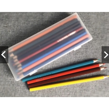 

MURAH - KOTAK PENSIL PLASTIK TRANSPARAN - FREE BUBBLE WRAP