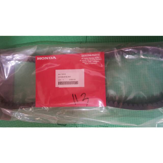 V Belt Only Van Belt Only Ban Penggerak Only Honda Scoopy Inj ESP 23100 K16 A41