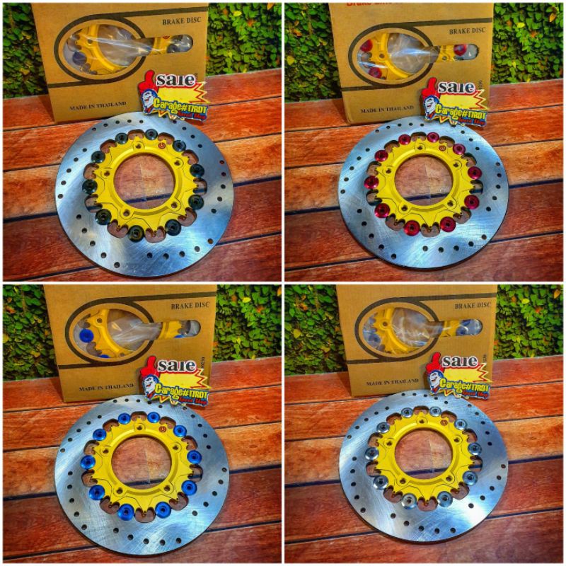 Disc Piringan Cakram Rotor Brembo Ukuran 220Mm Gold Floating 6 Lubang 5 Honda New Vario 125 150 2020