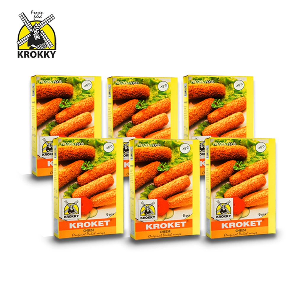 

Krokky Kroket Keju (6pack/36pcs)