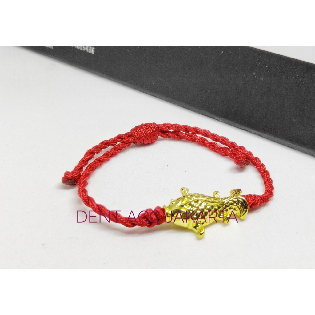 GELANG IKAN KOI/GELANG TALI MERAH/GELANG KOI/GELANG KEBERUTUNGAN