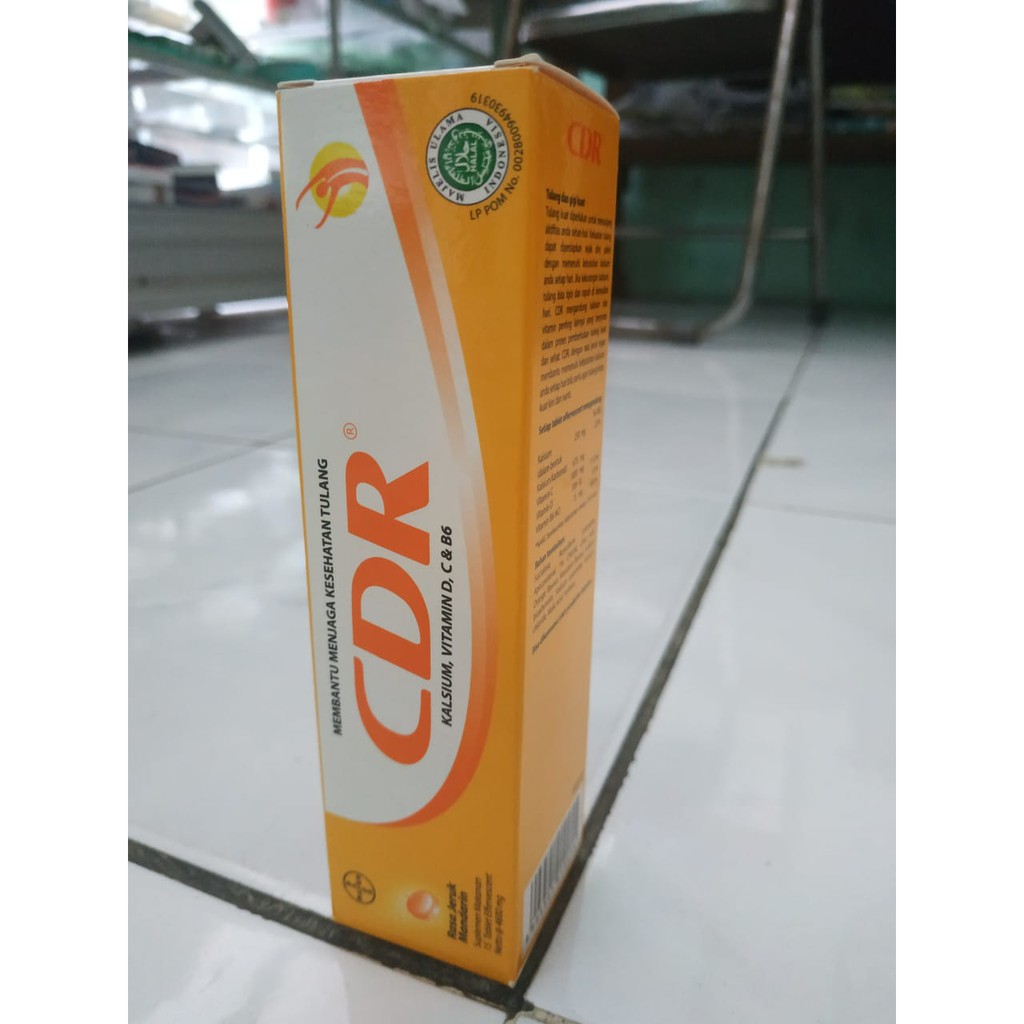 CDR isi 15 - TABLET EFFERVESCENT VITAMIN C DAN CALCIUM