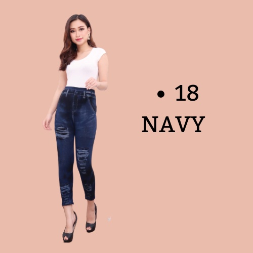 COD LEGGING JEANS 7/8 / LEGGING JEANS KEKINIAN / LEGGING JEANS SOBEK / LEJING JEANS SOBEK TIDAK TEMBUS / LEGGING JEANS KEKINIAN PREMIUM / LEGGING JEANS