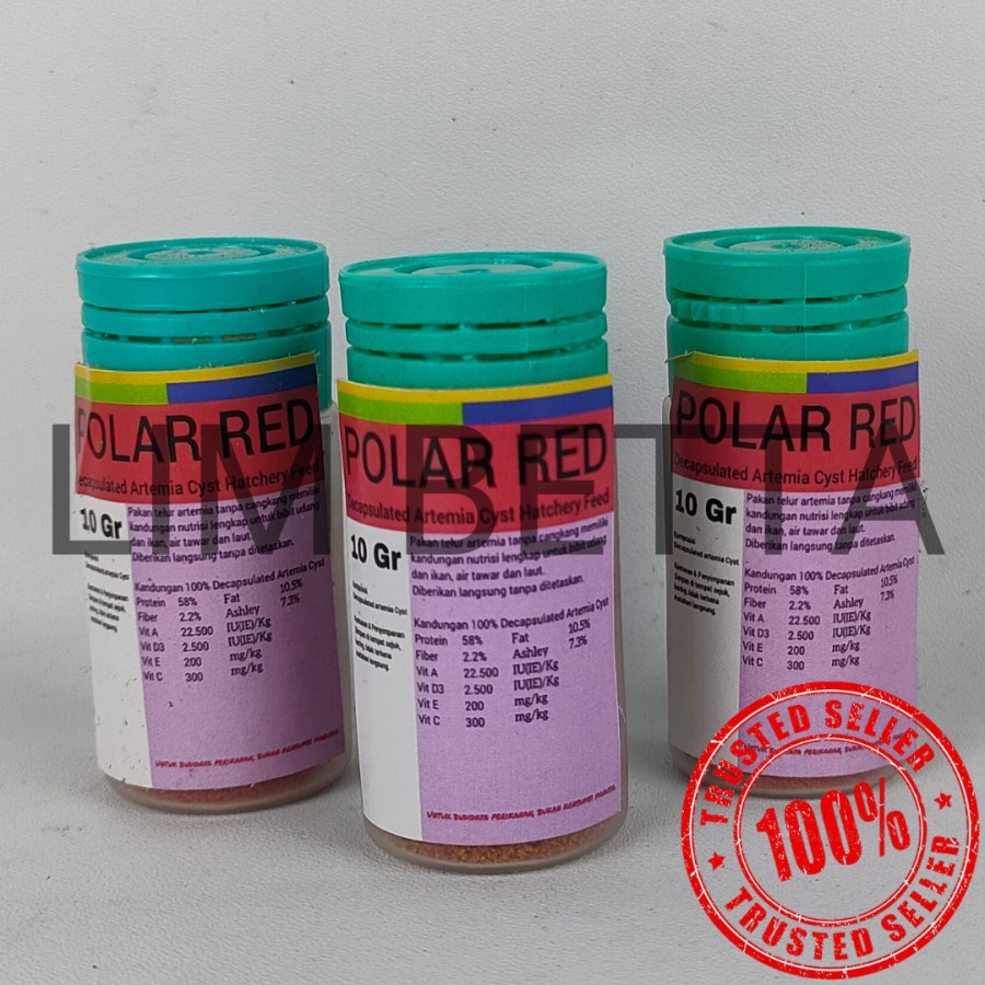 Polar Red 10 Gr / Artemia Shell Free Polar Red