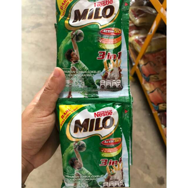 

Milo 3in1 sachet renteng 35gr