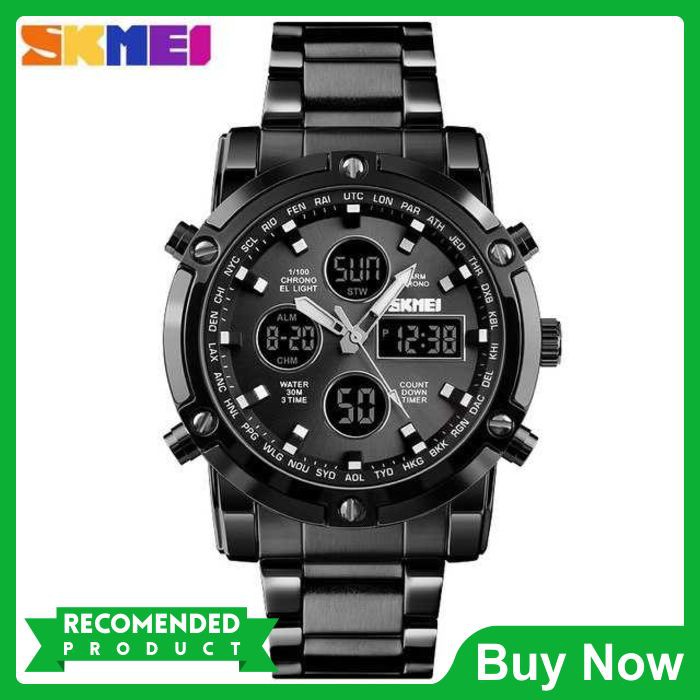 SKMEI Jam Tangan Kasual Digital Analog Pria - 1389