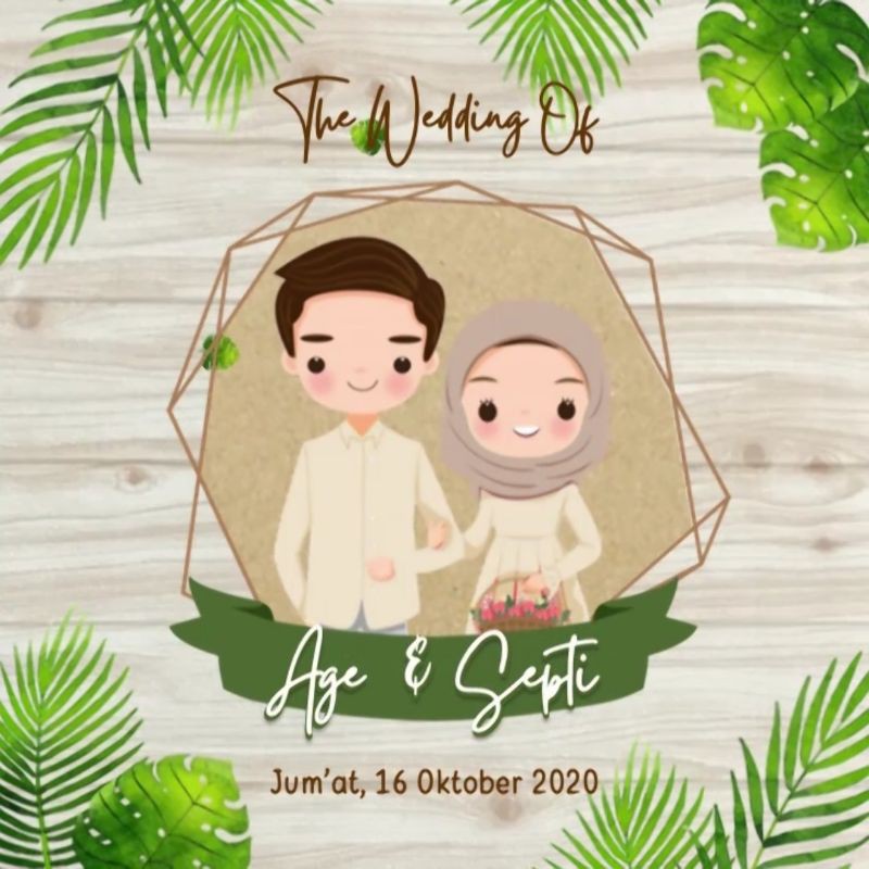 Undangan Digital / Undangan Nikah / Undangan Virtual / Undangan Nikah Murah / Undangan Nikah Syar'i