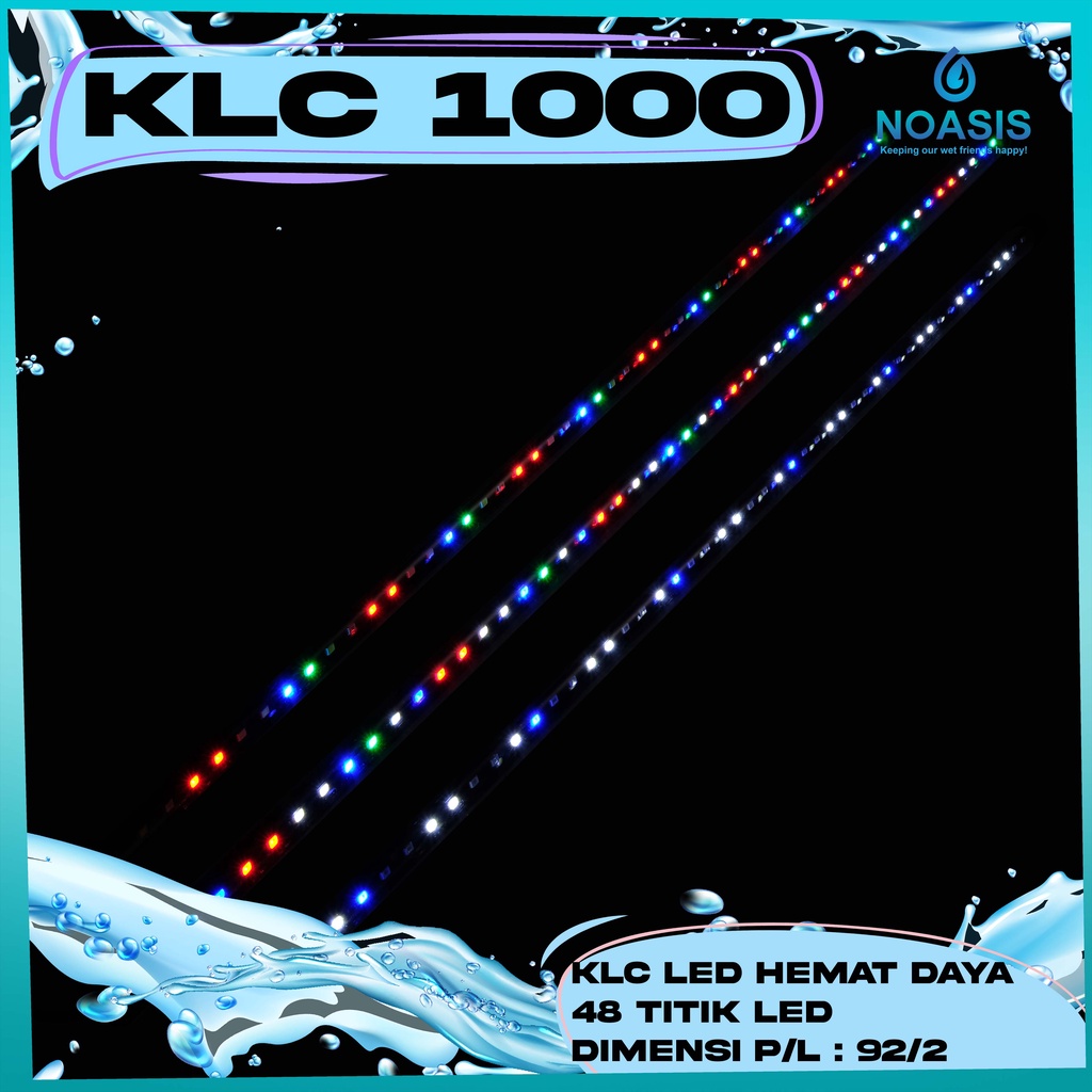 LAMPU LED CELUP AQUARIUM KIYOSAKI KLC 1000 AQUASCAPE 18 WATT 3 IN 1