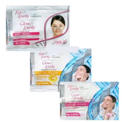 Glow and Lovely Sachet Cream/Foam