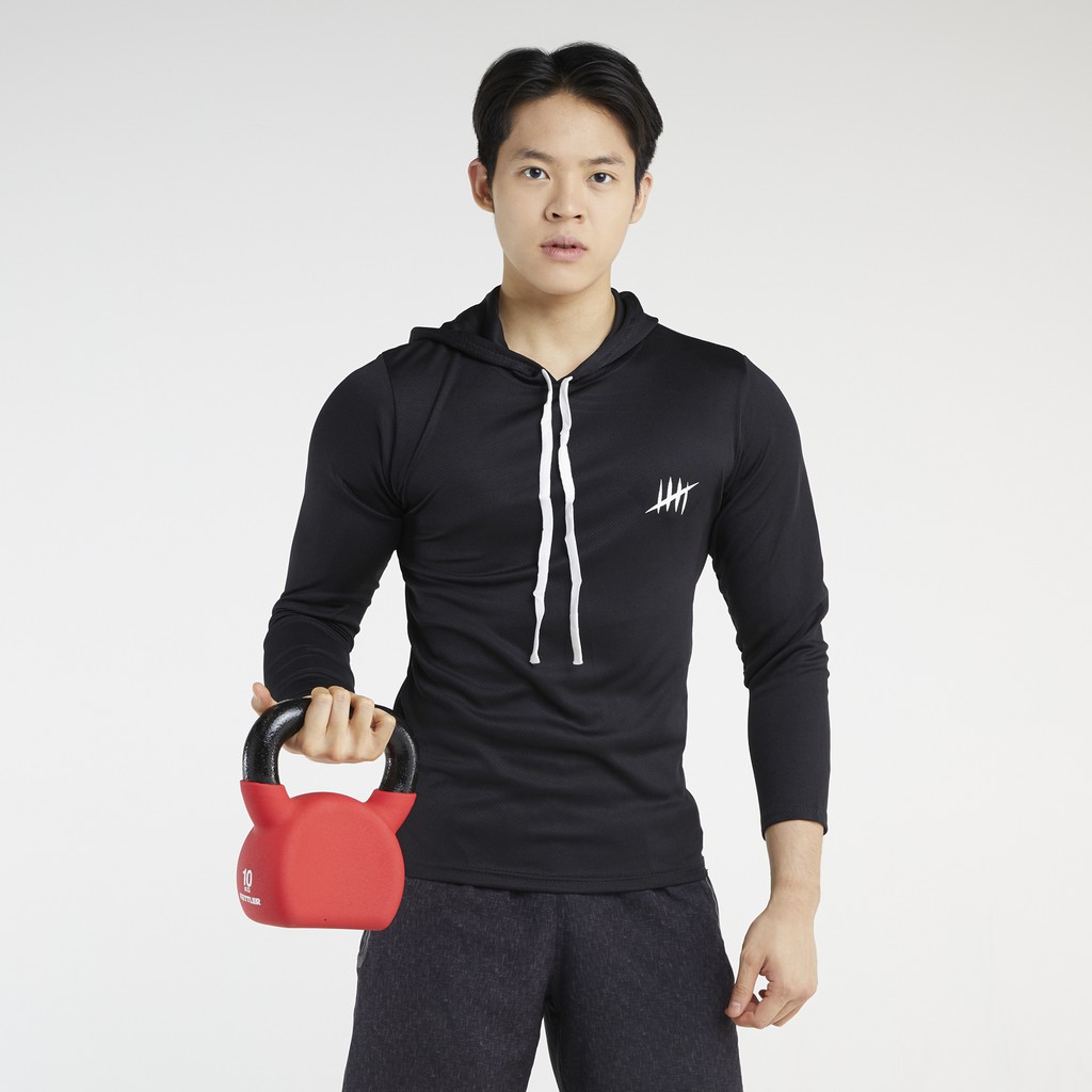 DONSON Sportswear Hoodie Polos Pria Lengan Panjang